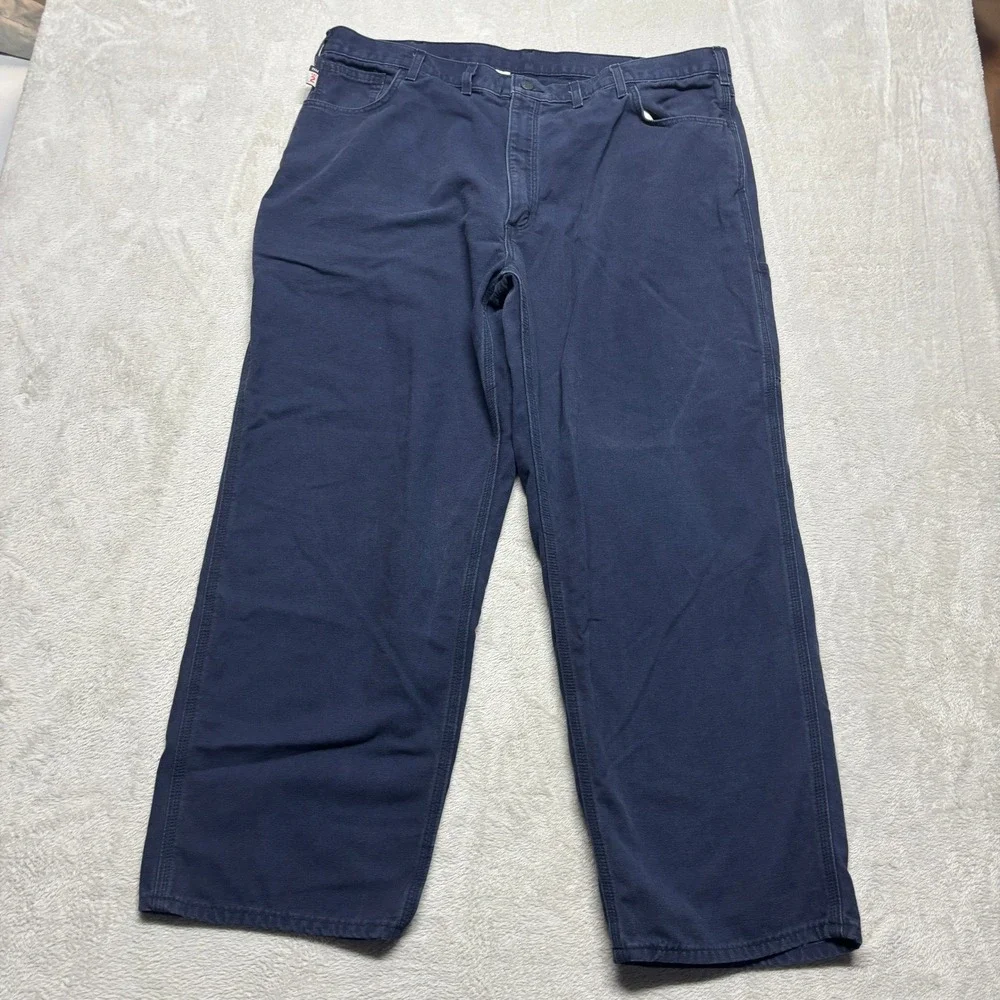 Carhartt Pants Mens 44x30 (42x30) FRB159-DNY Dark Navy Flame Resistant CAT 2